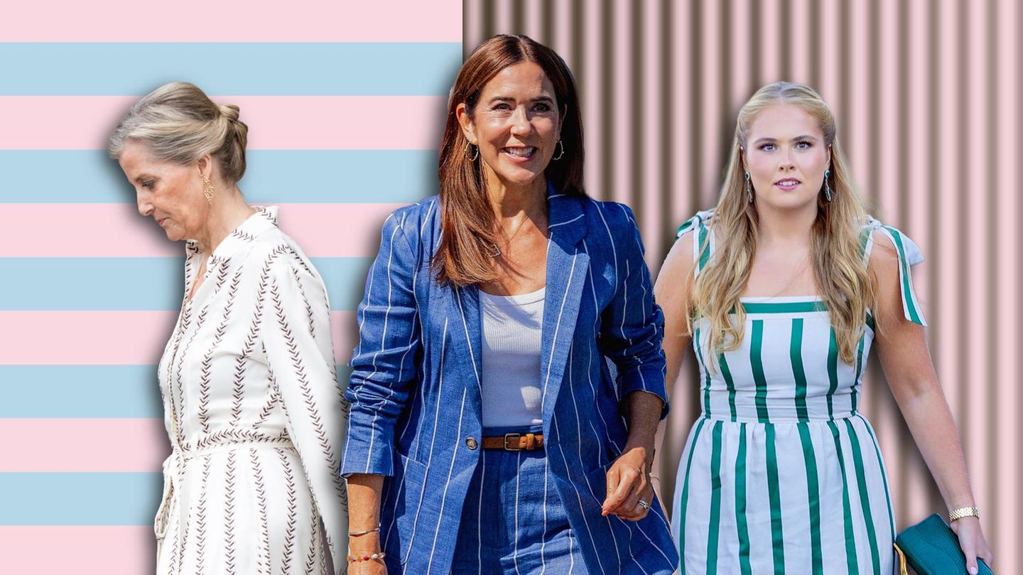 Royals lieben Streifen: Looks, die auch deinem Körpertyp schmeicheln