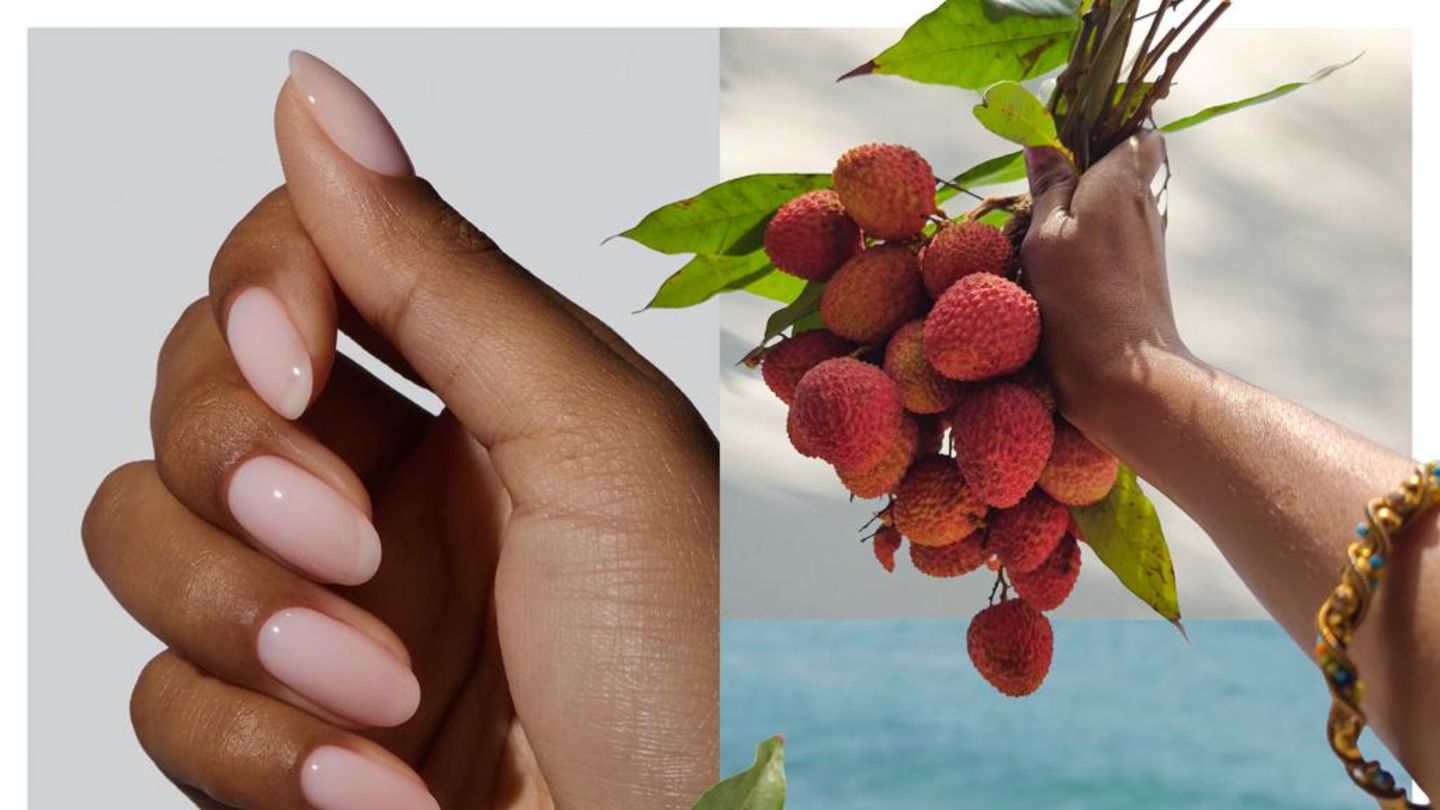 Lychee Martini Nails : So sieht der fruchtigste Nageltrend des Sommers aus