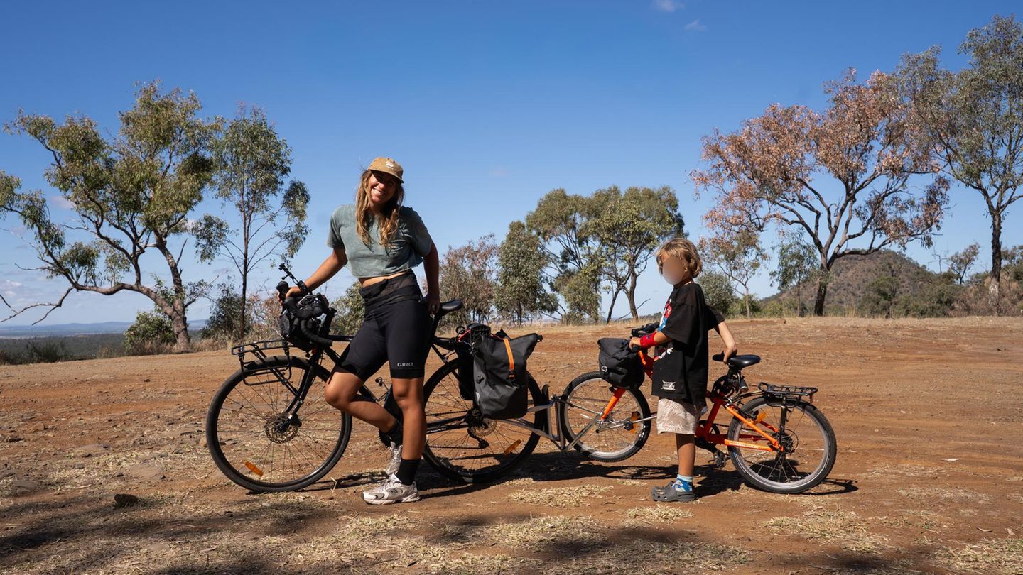 Mit dem Rad nach Australien: Wie Jasmin mit Emil (5) die Welt bereist – das Low-Budget-Abenteuer in Bildern