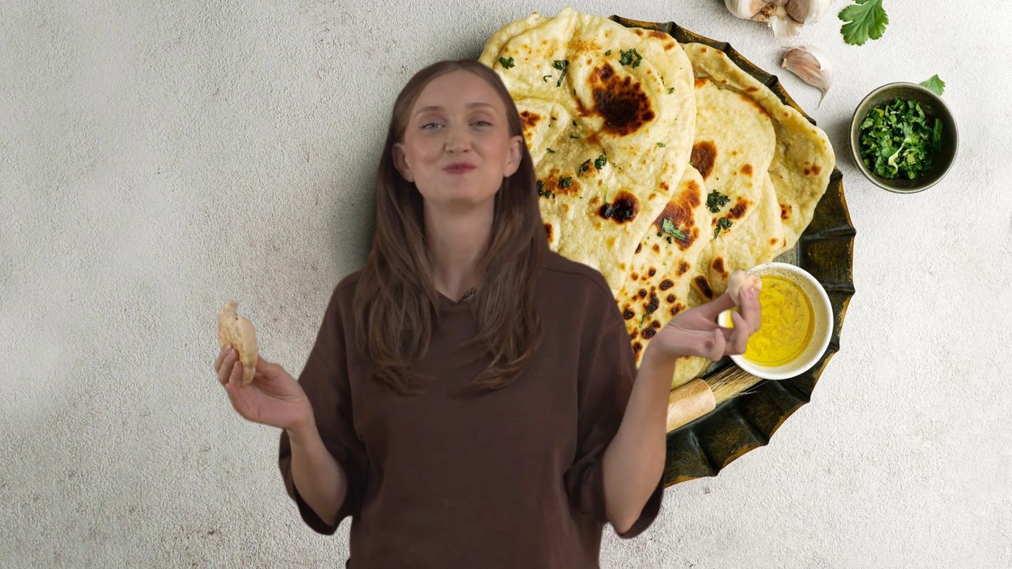 Rezept: So einfach backst du frisches Naan-Brot zu Hause