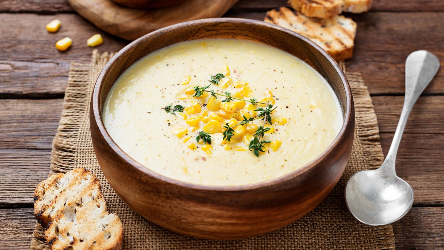 3-Zutaten-Blitzrezept: Diese cremige Maissuppe ist in nur 10 Minuten fertig