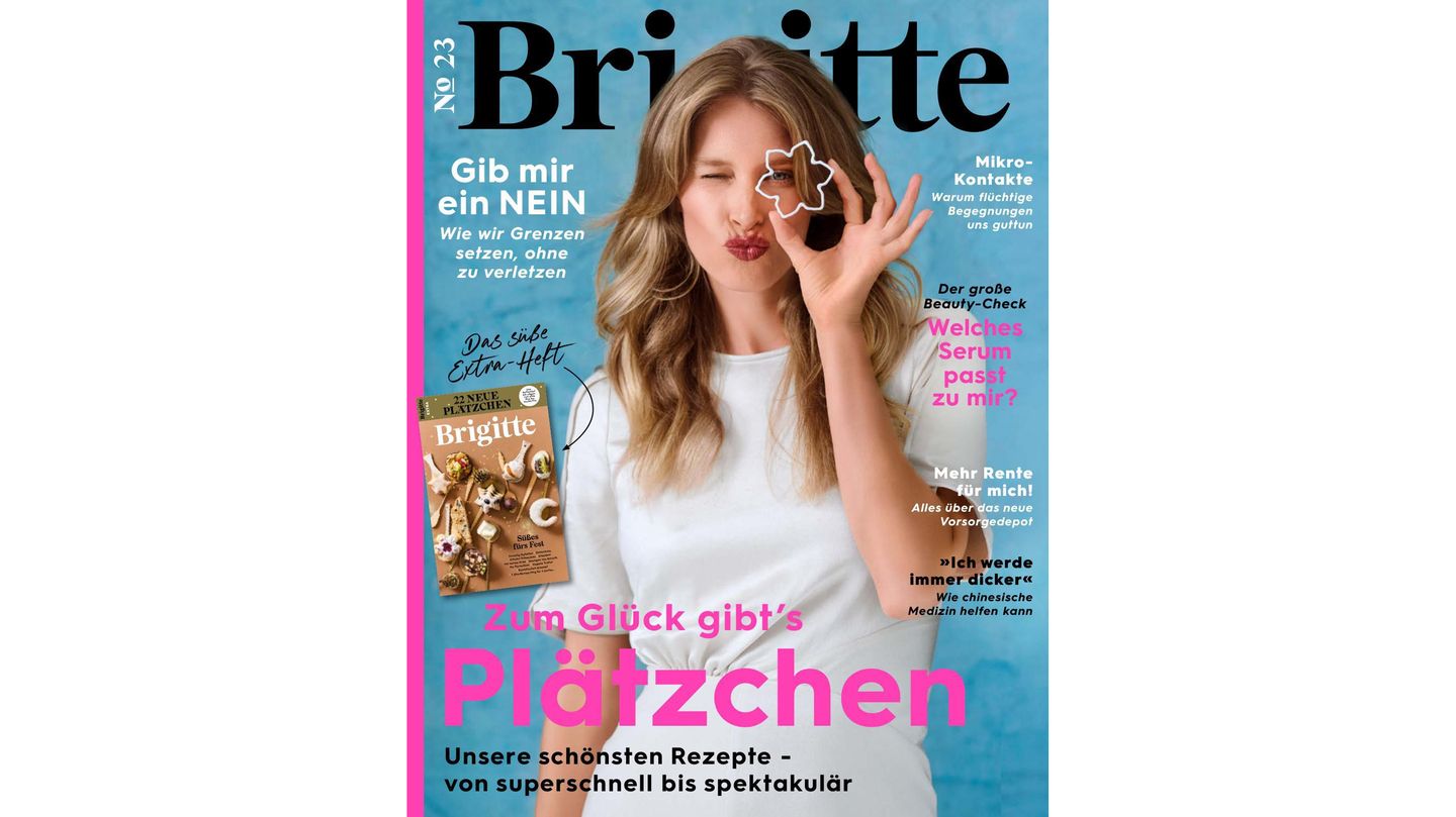 Die neue BRIGITTE: Zum Glück gibt´s Plätzchen