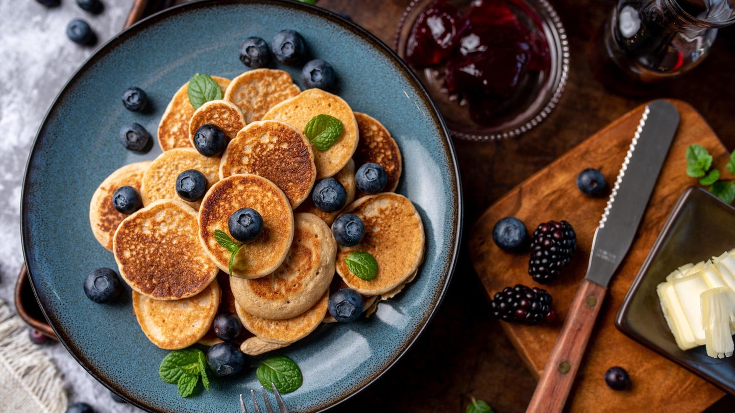 Frühstücks-Blitzrezept: So macht ihr ohne Aufwand leckere Mini-Pancakes